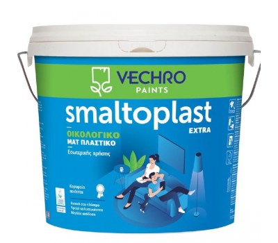 Πλαστικό Οικολογικό Ματ Χρώμα Vechro Smaltoplast 10lt