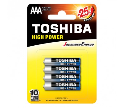 Μπαταρίες TOSHIBA AAA LR03GCP BP-4  4 Τμχ