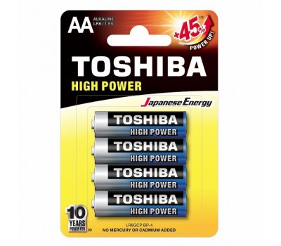 Μπαταρίες TOSHIBA AA LR6GCP BP-4 4Τμχ